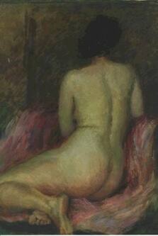 Nude on a Pink Cloth