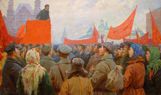 Lenin Speaks on Red Square